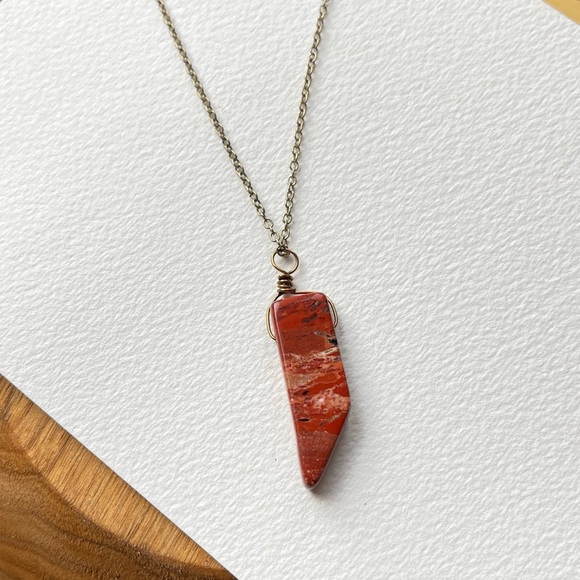 EARTHBOUND Jewelry - Red Jasper necklace